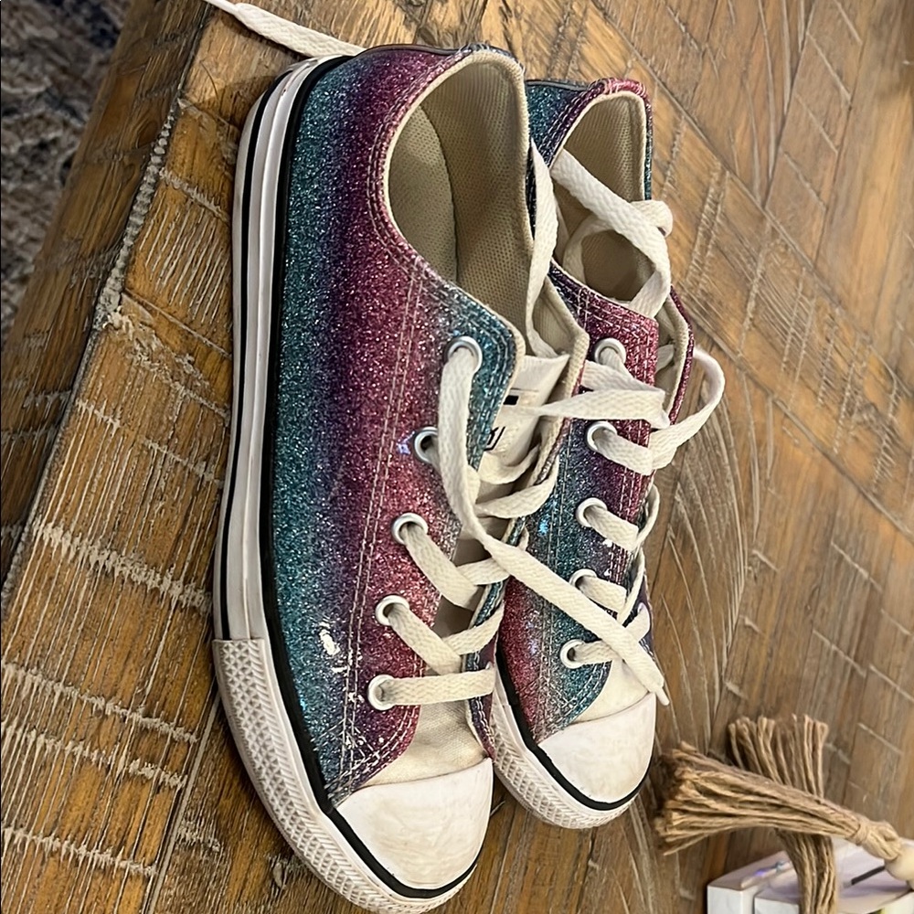 Converse Multicolor Glitter Canvas Sneakers